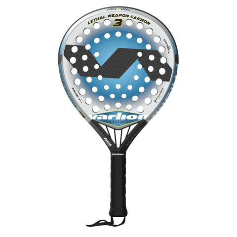 2026 Varlion LWC 3 Summum padel racket - front face view on a stand