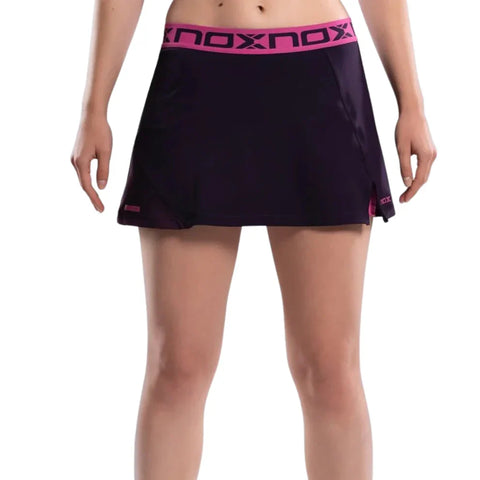 2026 Nox Womens Pro padel skirt (Blackberry) - front view