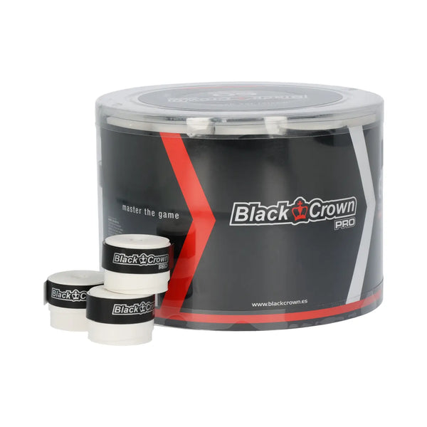 Black Crown Pro Overgrip White
