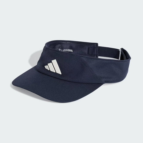 Adidas Climacool padel visor (Navy) - angled front view