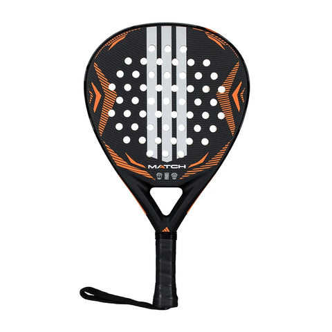 2026 Adidas Match Black/Orange padel racket - front face