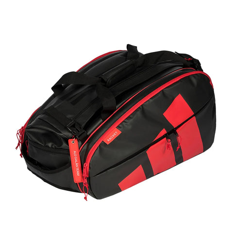 2026 Adidas Multigame Racket Bag (Black/Red) - front view