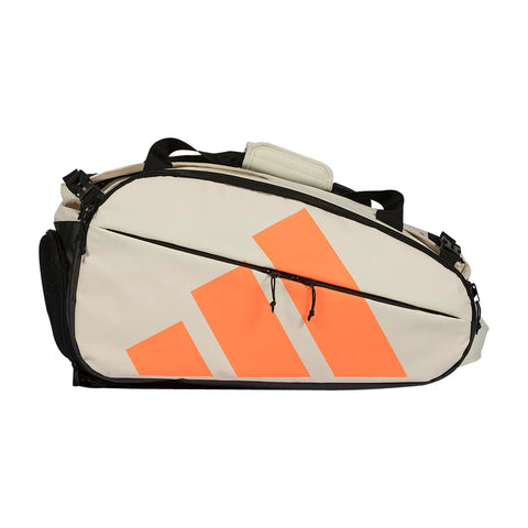 2026 Adidas Multigame Racket Bag Off White - front view