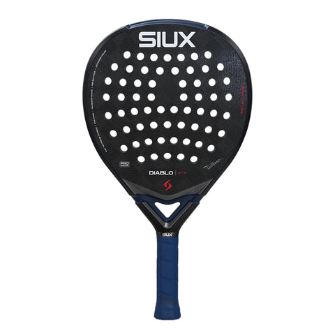 2026 Siux Diablo Pro Night Blue padel racket - front face