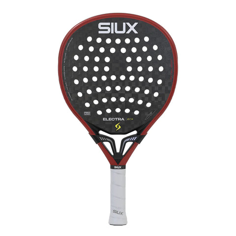 2026 Siux Electra Pro Fire Red padel racket - front face