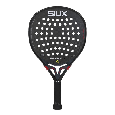 2026 Siux Electra Pro Shadow Red padel racket - front face