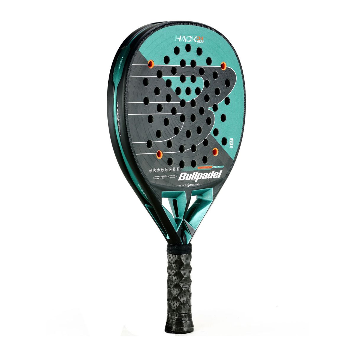 2025 Bullpadel Hack 04 Hybrid padel racket - reverse face