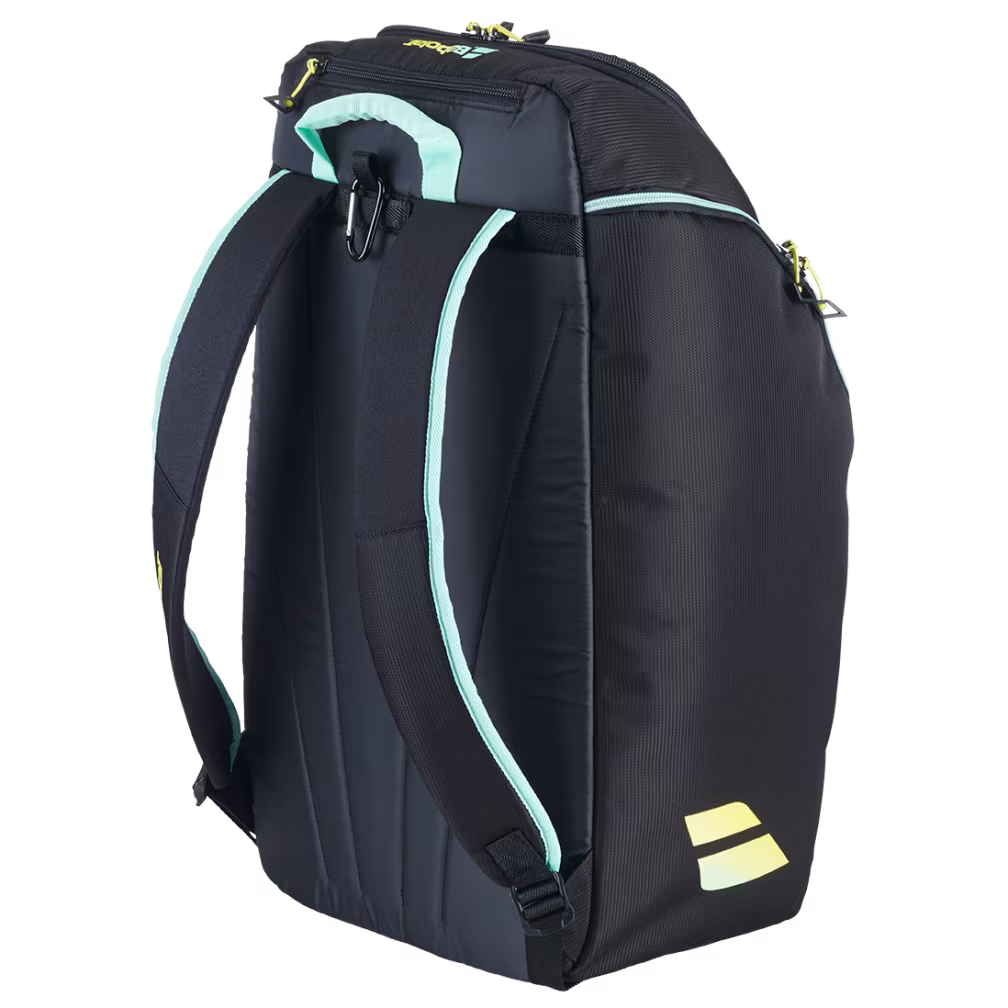 Babolat RH Perf 2nd Gen Multicolour padel racket bag - rear view showing the harness