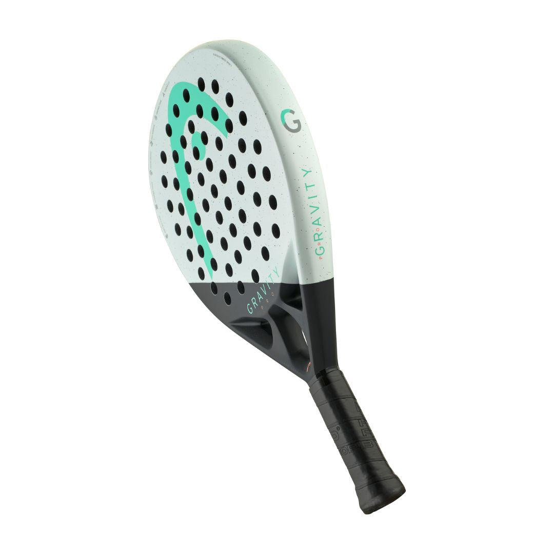 Head Gravity Pro padel racket - angled view of the face