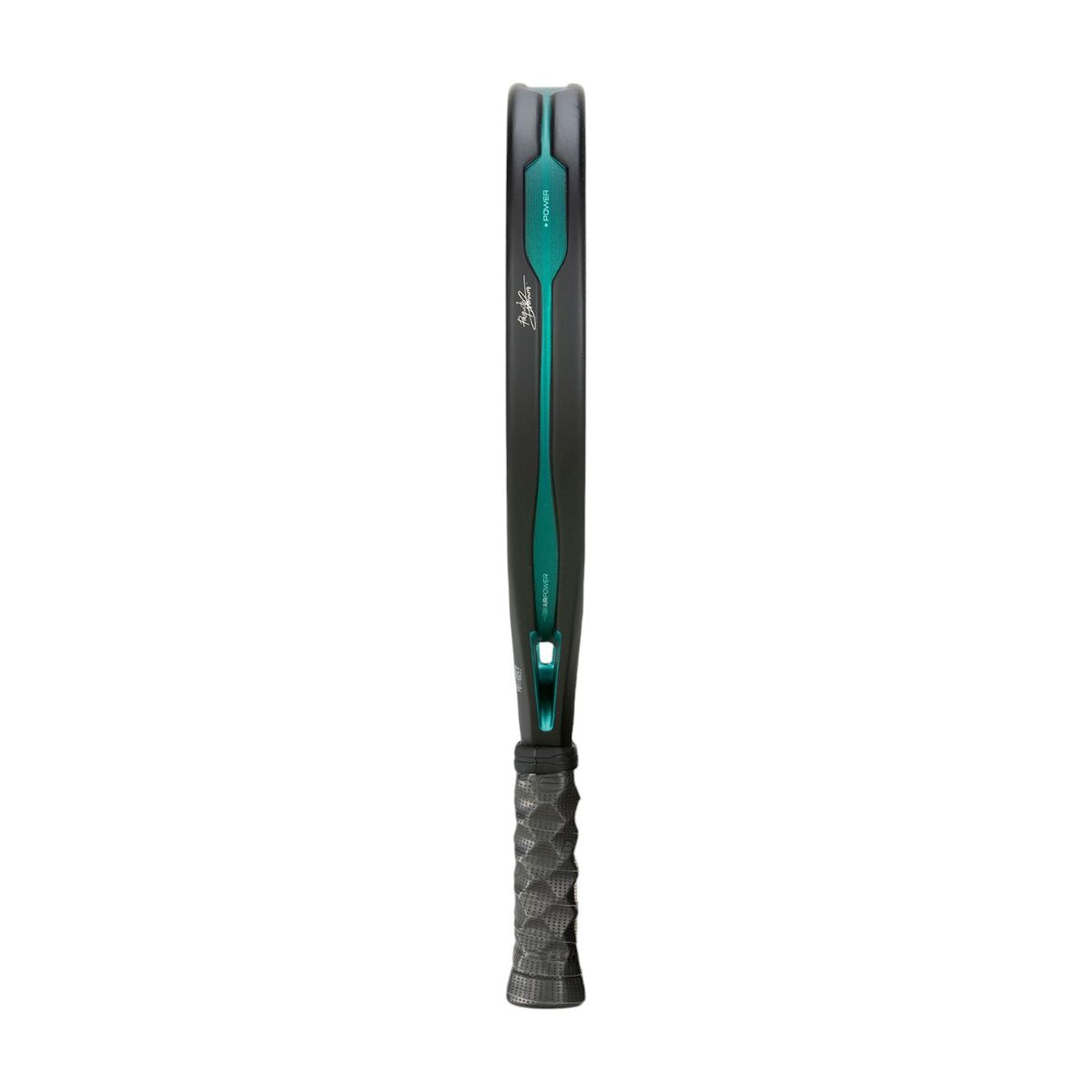 2025 Bullpadel Hack 04 Hybrid padel racket - edge-on profile view