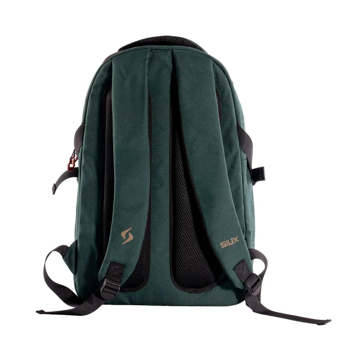 2026 Siux Edge Green Backpack - rear view showing the harness