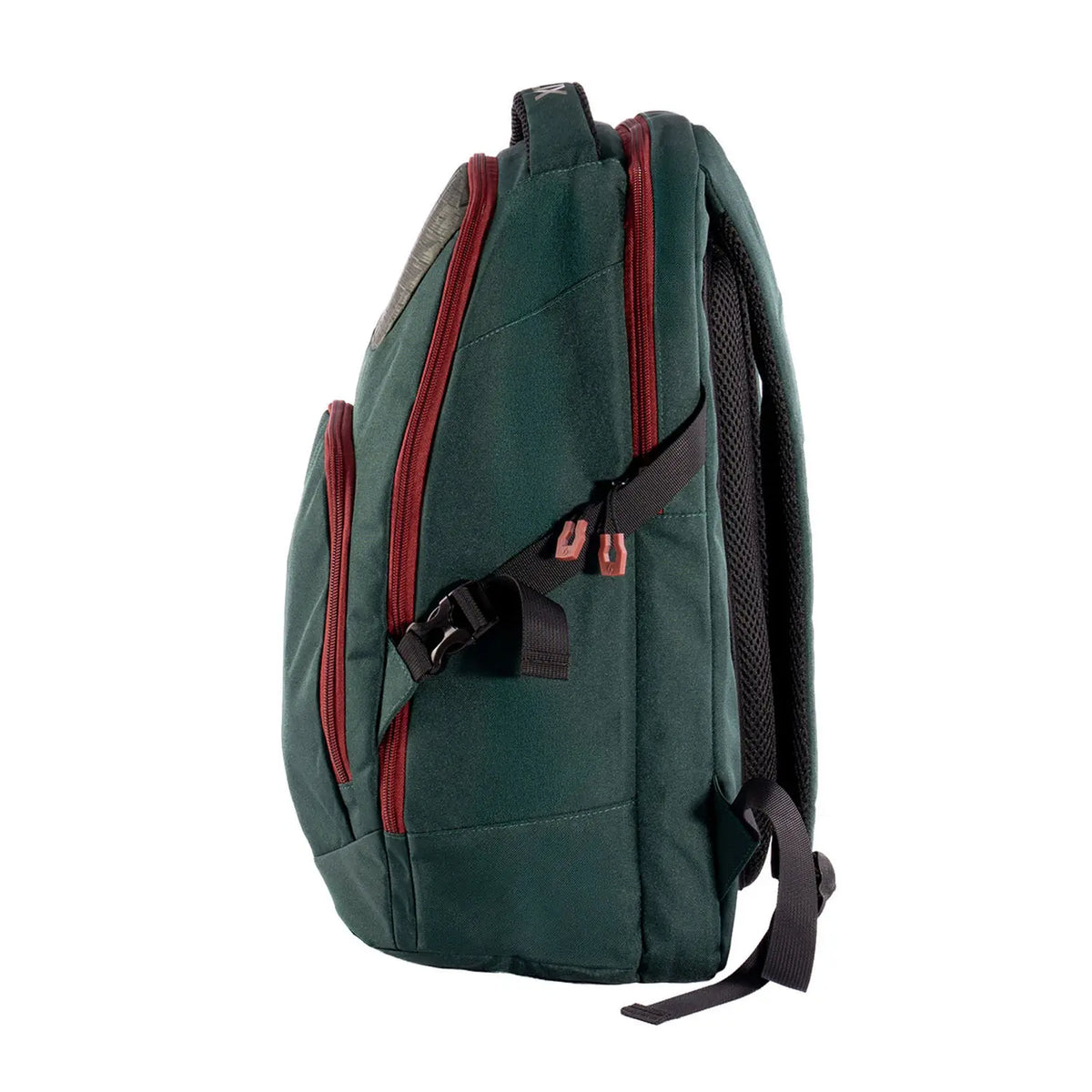2026 Siux Edge Green Backpack - side profile view from the opposite side