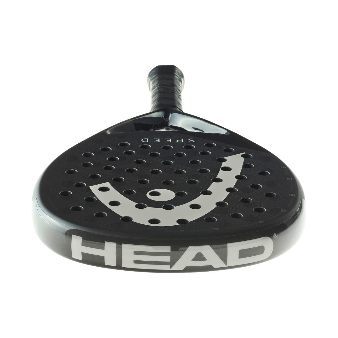 2025 Head Speed Pro padel racket - laid flat showing the frame top