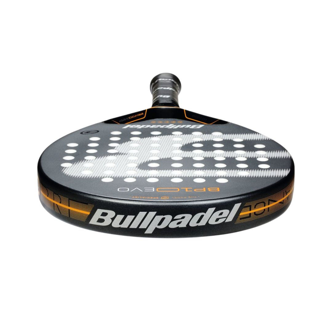 2025 Bullpadel BP10 Evo padel racket - laid flat showing the frame top