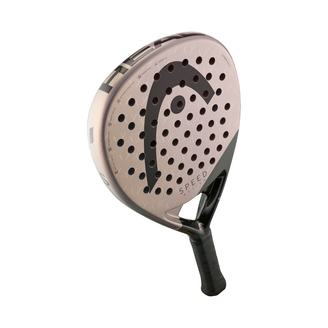 2025 Head Speed Motion padel racket - angled view of the face