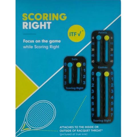 Scoring Right Score Keeper Black - front of the retail pack showing the black scorer