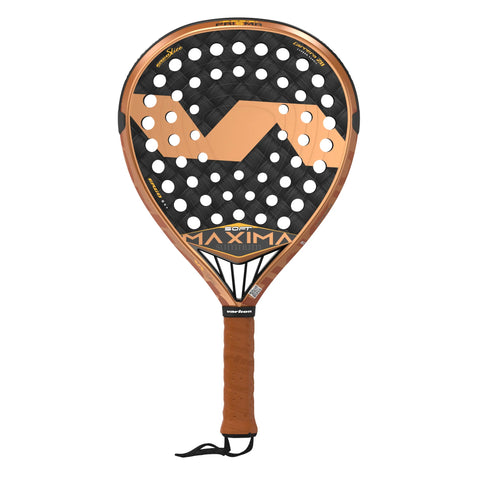 2026 Varlion Maxima Prisma Carbon Soft padel racket - front face view on a stand