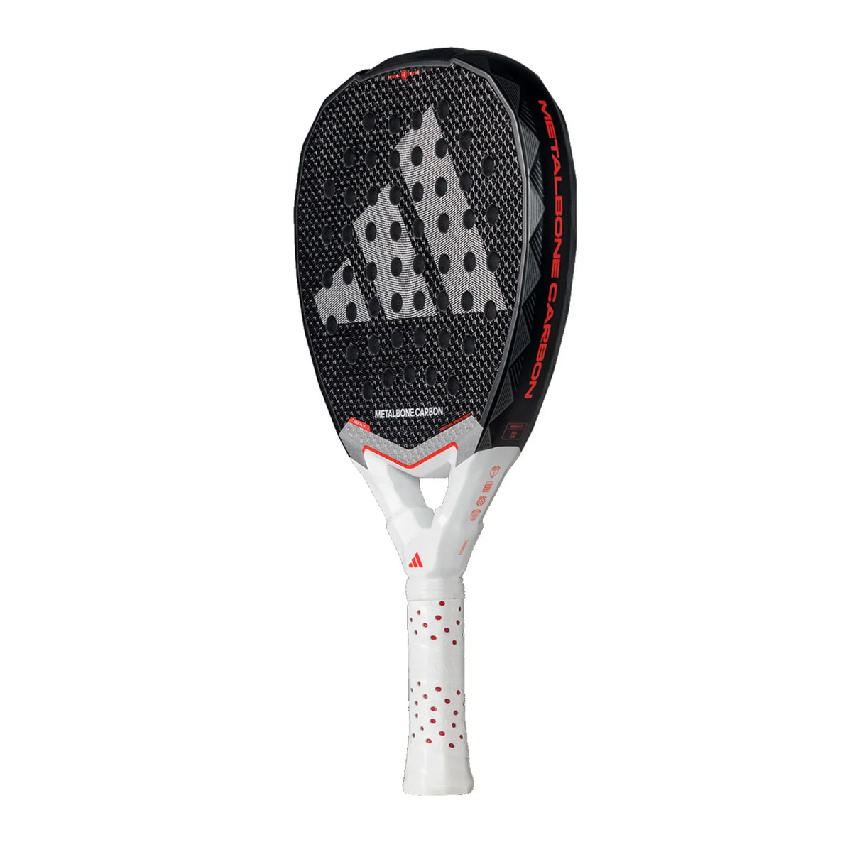 2025 Adidas Metalbone Carbon 3.4 padel racket - angled three-quarter view
