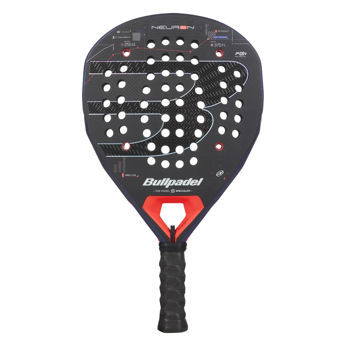 2027 Bullpadel Neuron 02 padel racket - front view