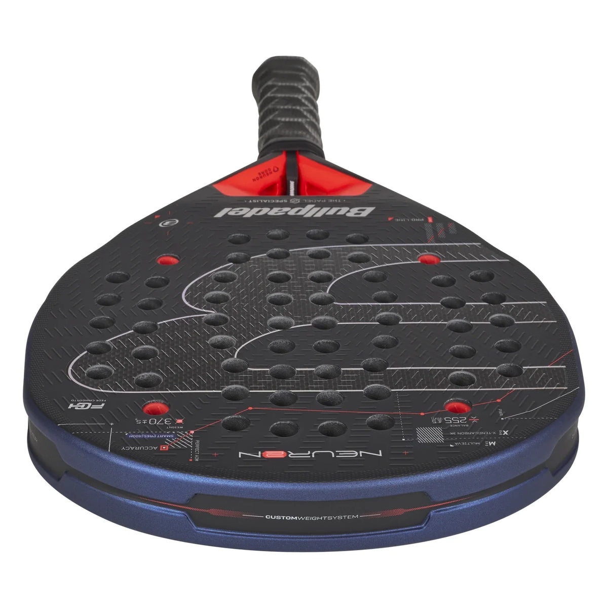 Bullpadel Neuron 02 padel racket - top view