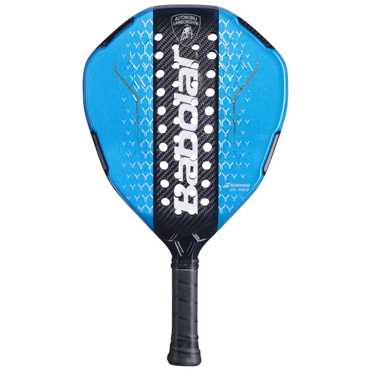 Babolat x Lamborghini BL003 padel racket (Blue) - front view