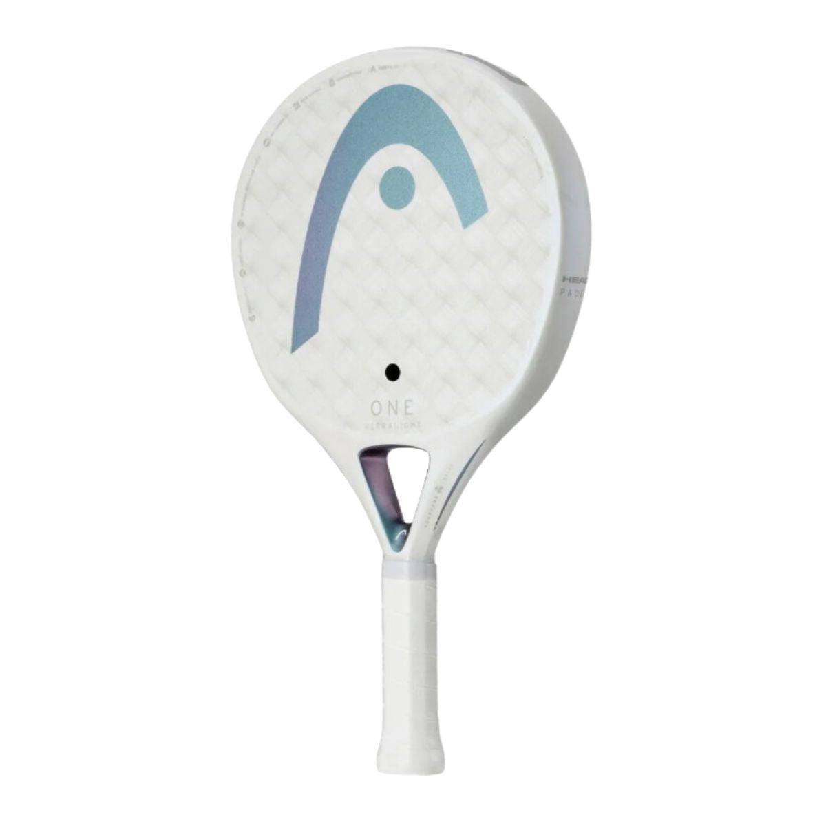 Head Ultralight One (White) padel racket - reverse face