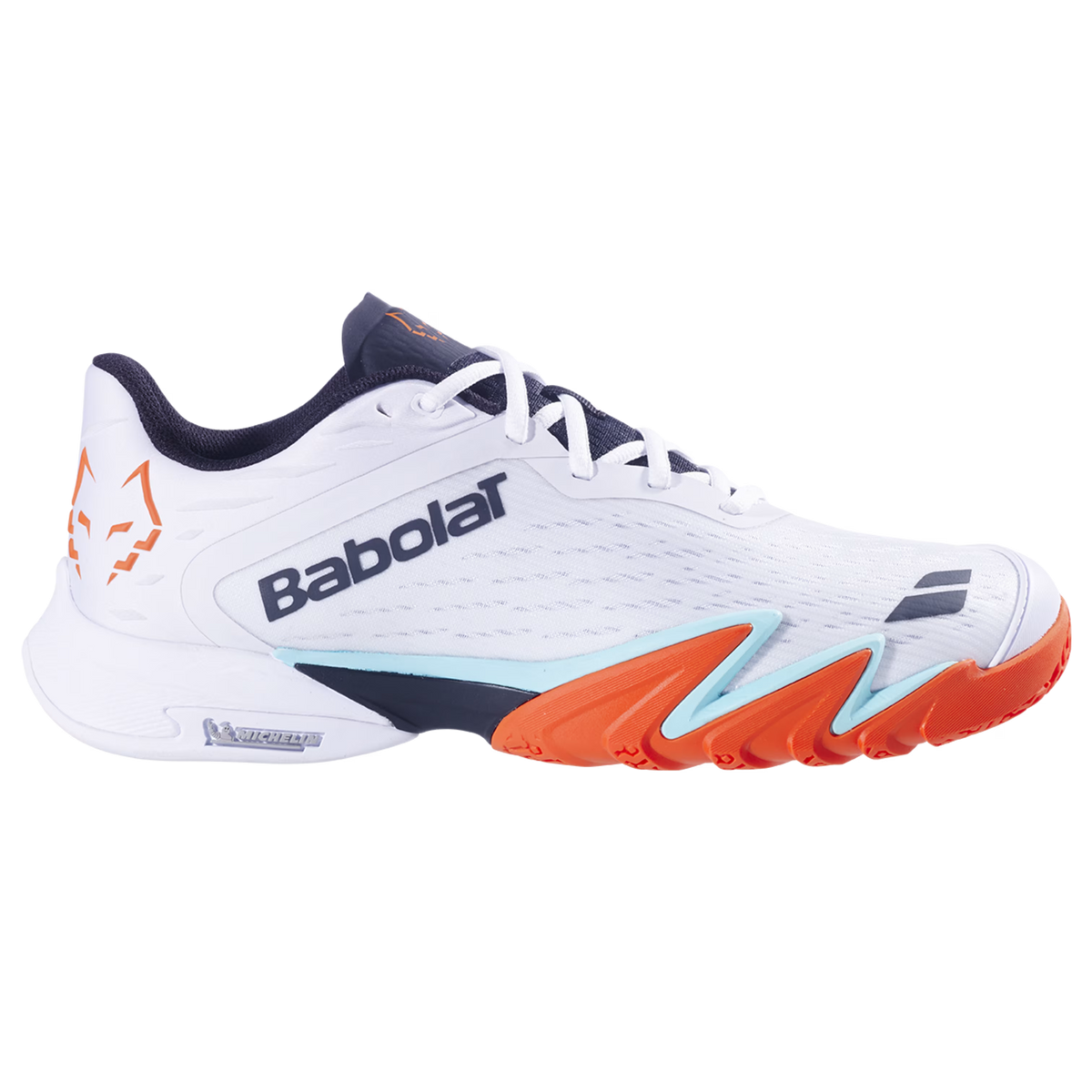 2026 Babolat Premura 3 Lebrón padel shoes - angled three-quarter view