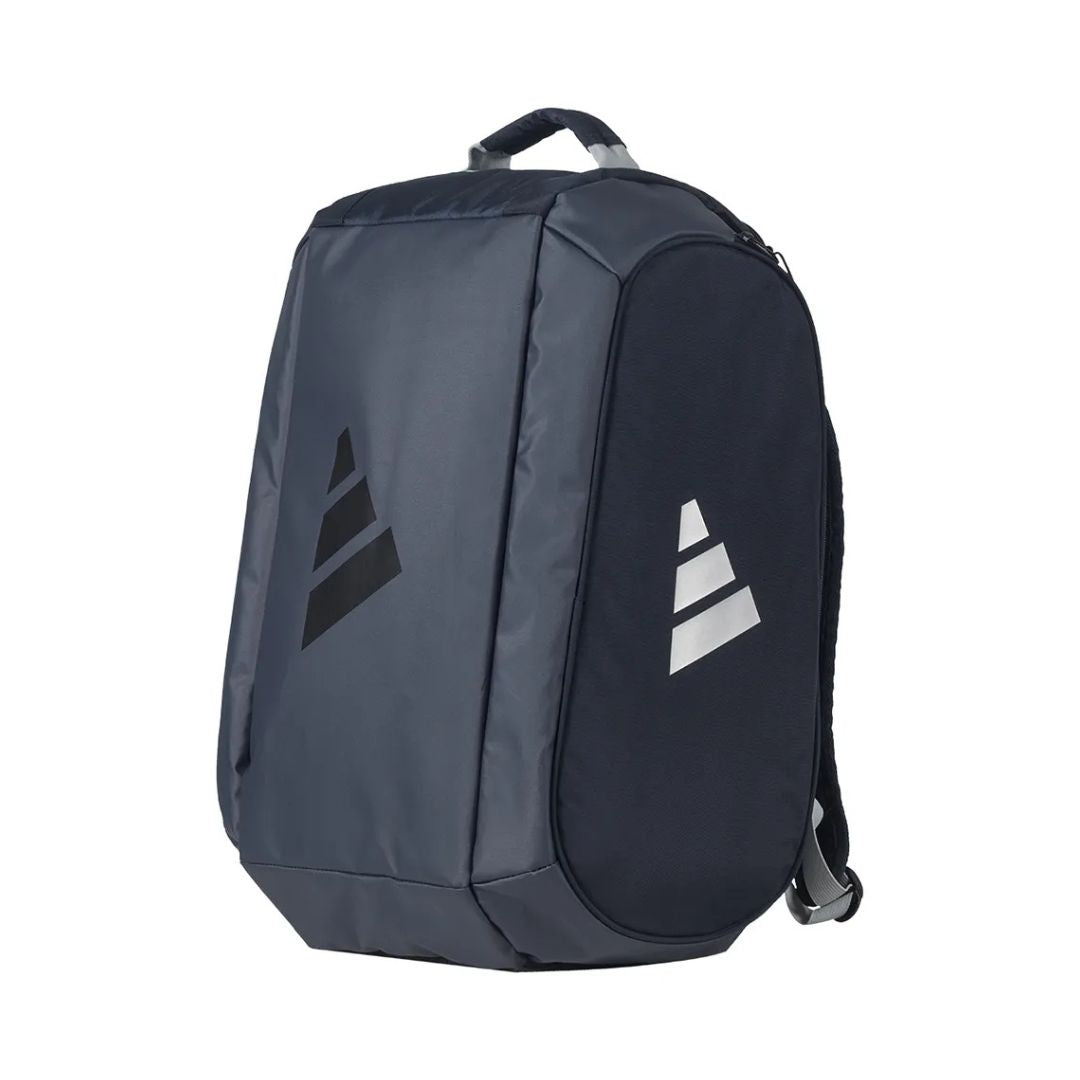 Adidas Racket Bag Tour Blue - rear view showing the harness