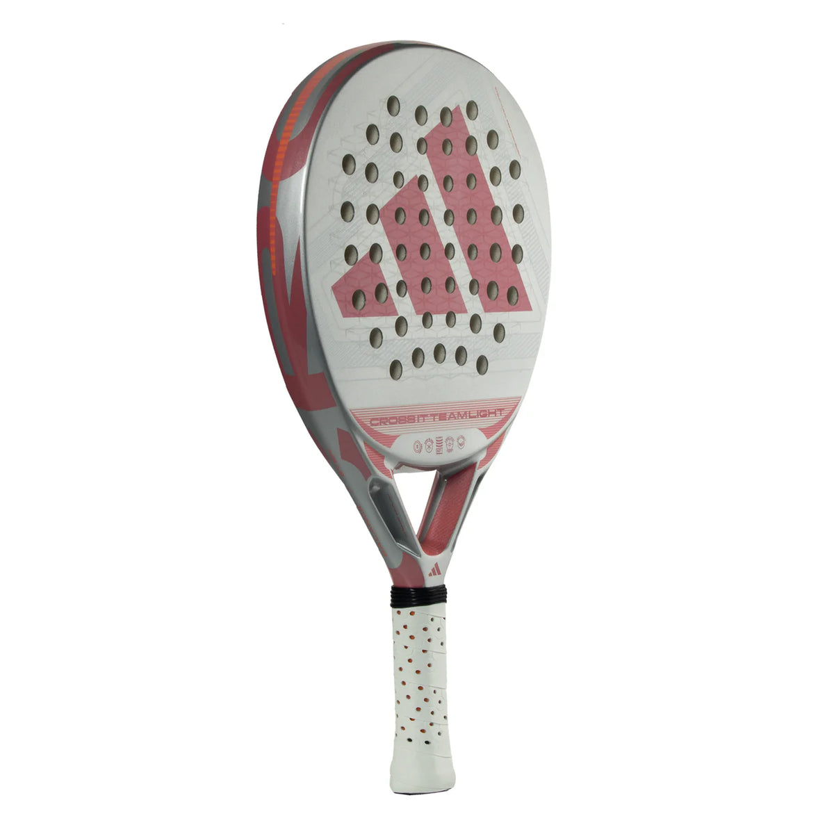 2026 Adidas CrossIt Team Light padel racket - angled three-quarter view
