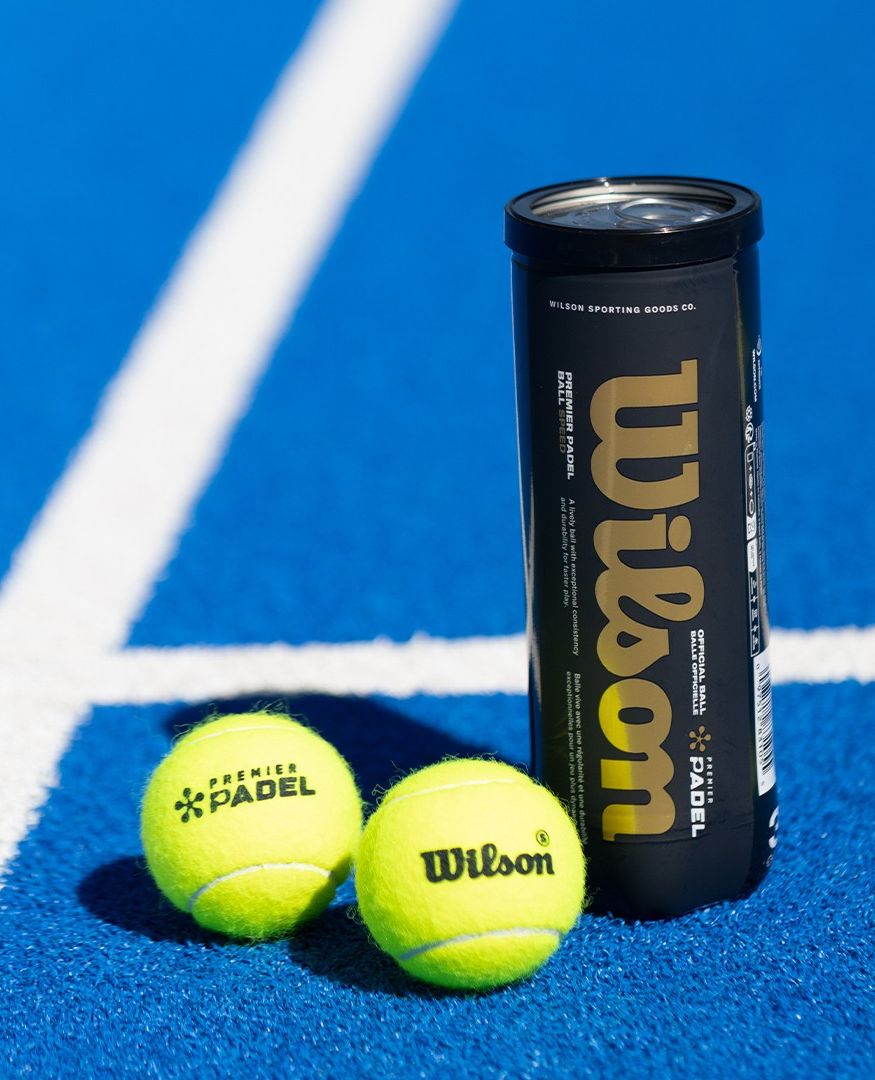 Wilson Premier Padel balls - lifestyle view