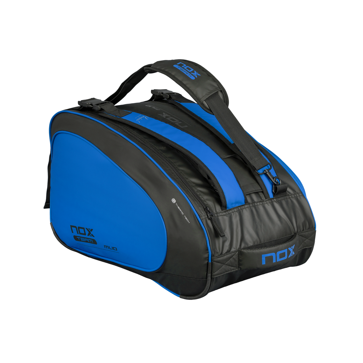 Nox ML10 Team Bag Black | Blue - side profile view