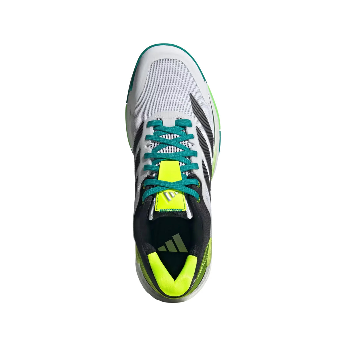 Adidas Crazyquick Boost Green padel shoes - top-down view