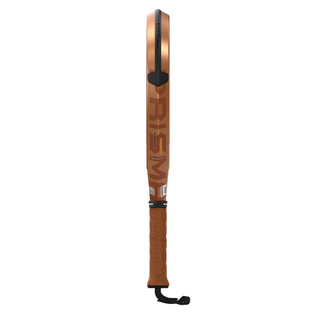 2026 Varlion Maxima Prisma Carbon Soft padel racket - edge view showing the Maxima name on the frame