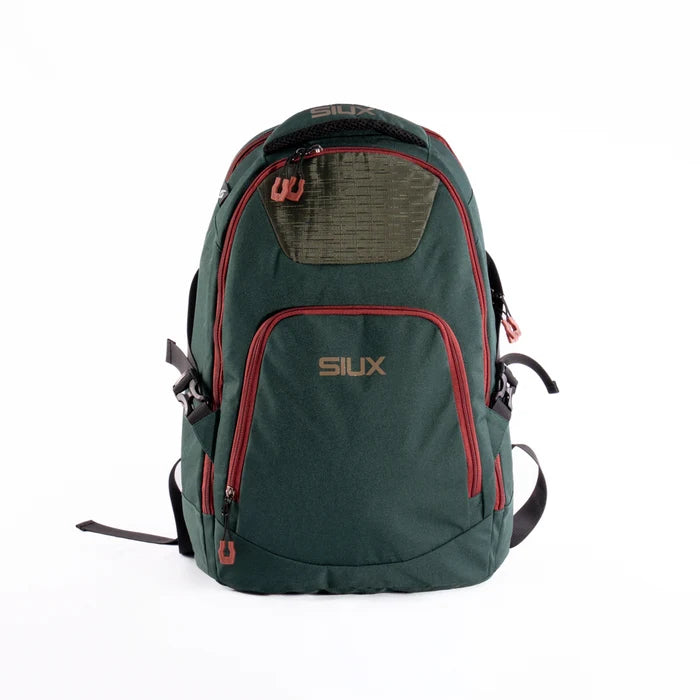 2026 Siux Edge Green Backpack - front three-quarter view