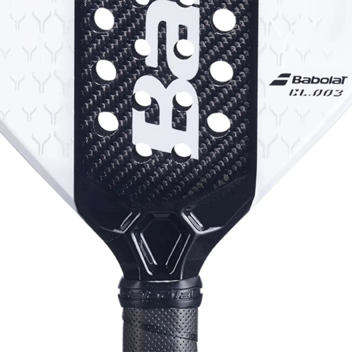 Babolat x Lamborghini BL003 padel racket (White) - view 5