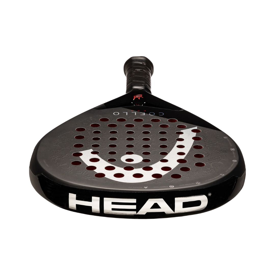 2025 Head Coello Pro padel racket - laid flat showing the frame top