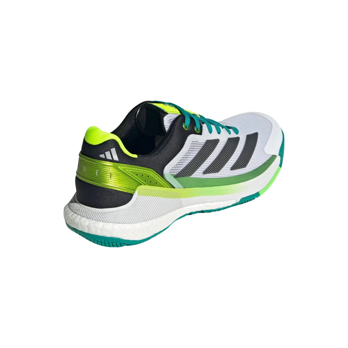Adidas Crazyquick Boost Green padel shoes - rear three-quarter view