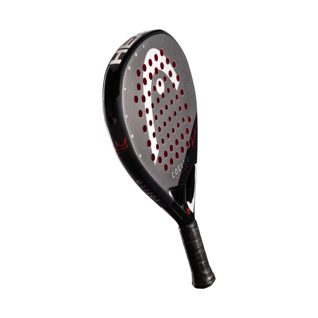 2025 Head Coello Motion padel racket - angled three-quarter view