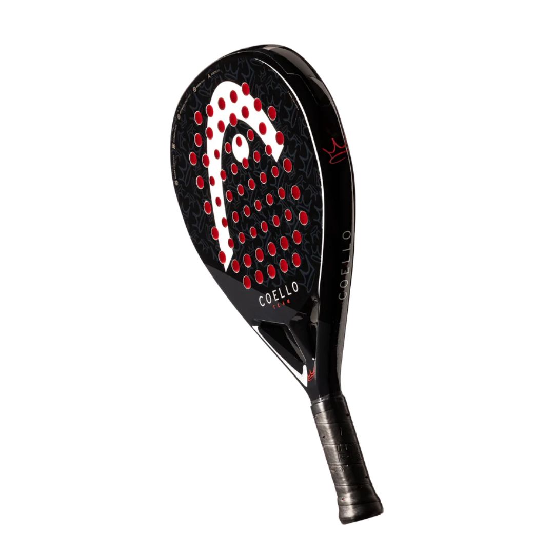 2025 Head Coello Team padel racket - angled three-quarter view