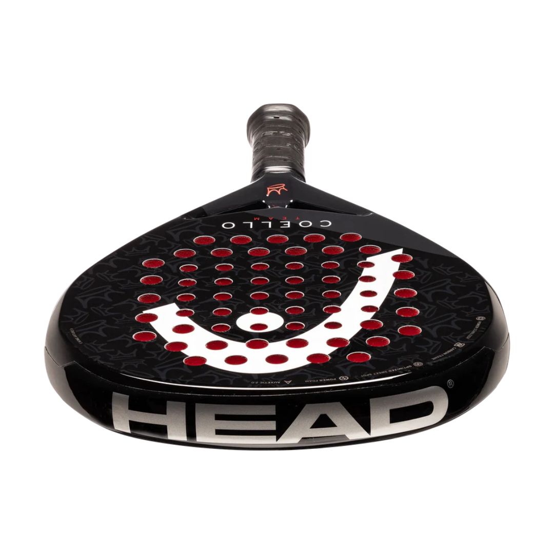 2025 Head Coello Team padel racket - laid flat showing the frame top