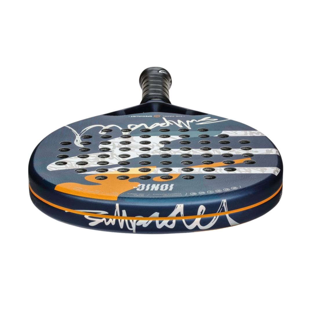 2025 Bullpadel Ionic Control padel racket - laid flat showing the frame top