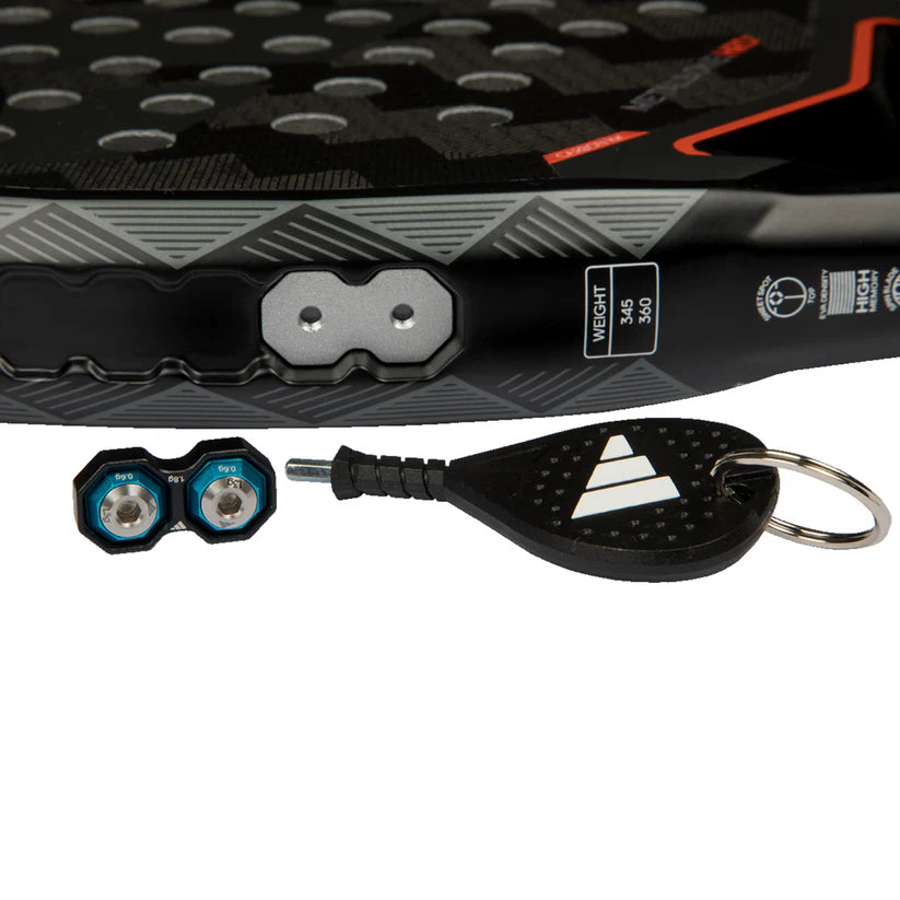 2025 Adidas Metalbone 3.4 padel racket - weight kit with tool and spare weights