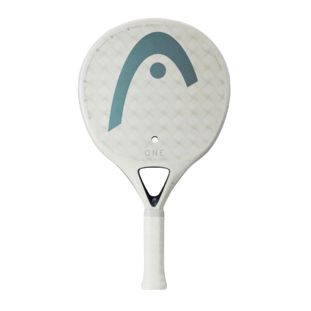 Head Ultralight One (White) padel racket - front face