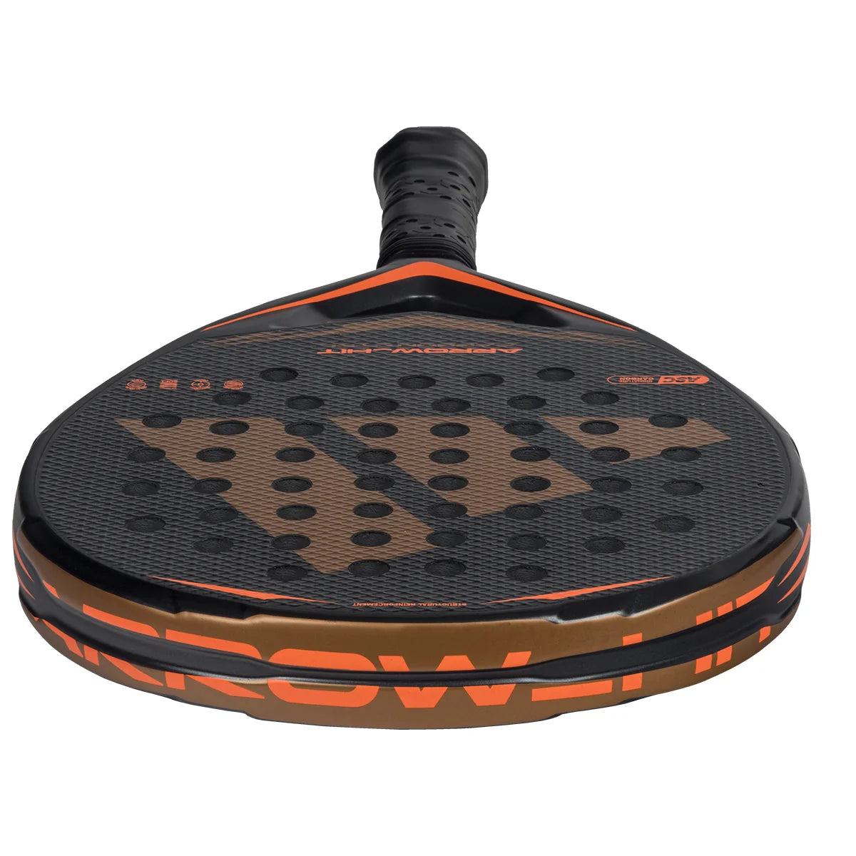 Adidas Arrow HIT Carbon CTRL padel racket - frame top view