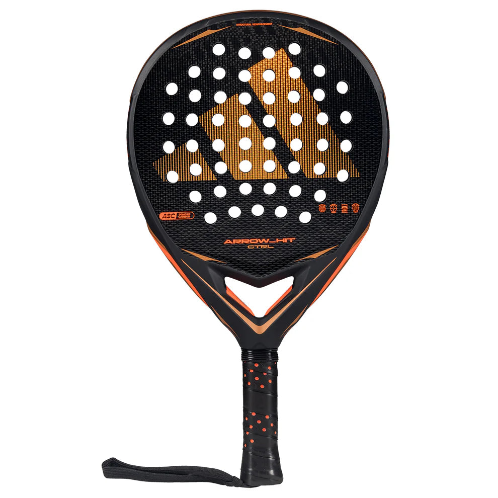 2026 Adidas Arrow HIT CTRL padel racket - front face