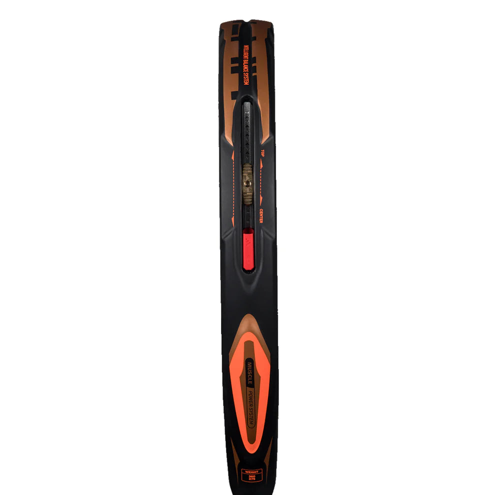 2026 Adidas Arrow HIT CTRL padel racket - edge-on profile view