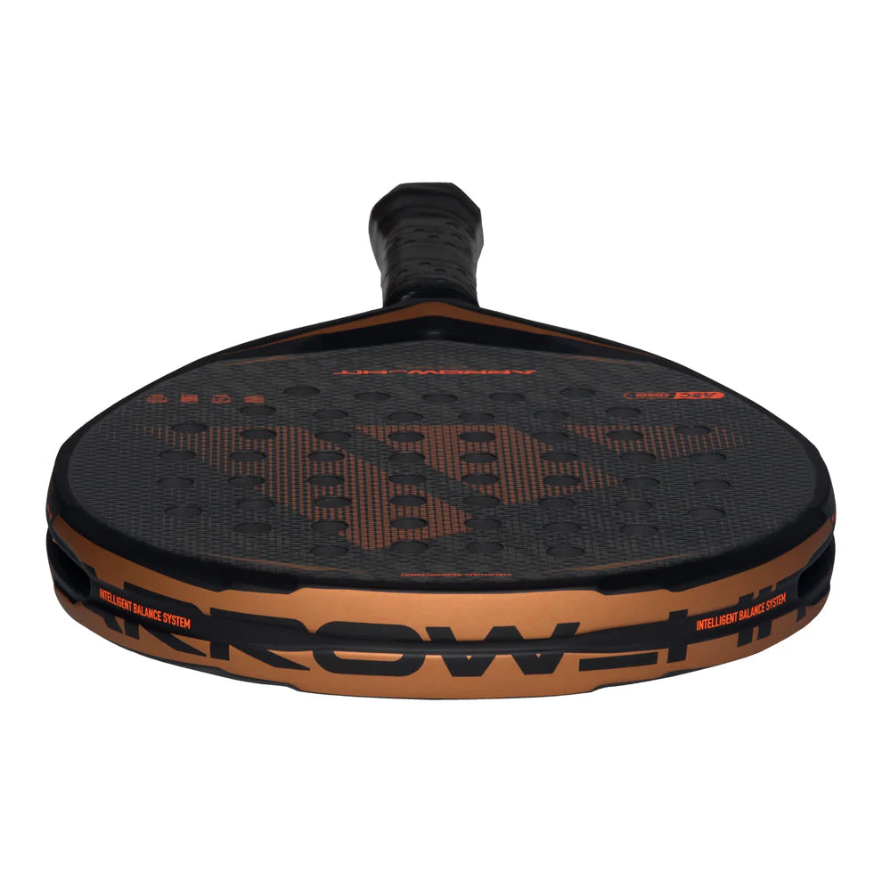 2026 Adidas Arrow HIT CTRL padel racket - laid flat showing the frame top