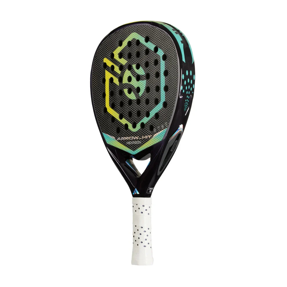 Adidas Arrow HIT Hexagon Cup padel racket - angled view