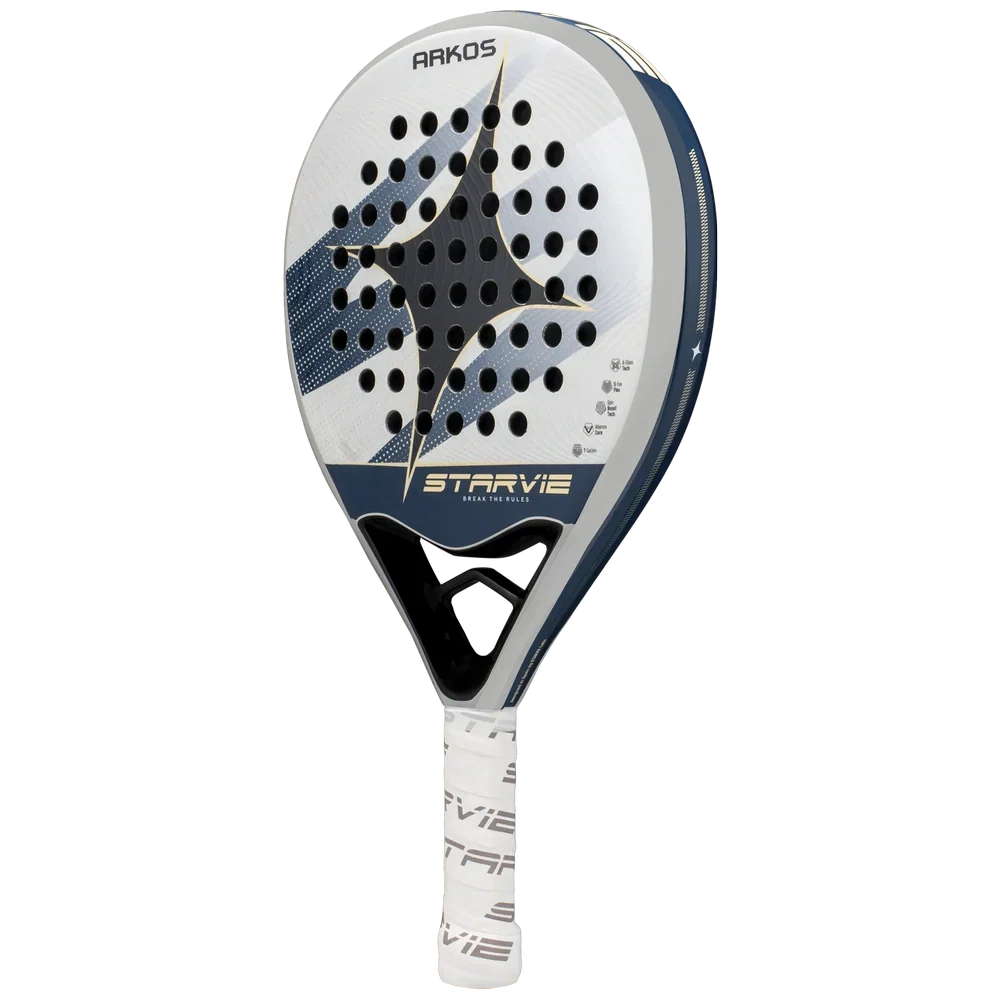 StarVie Arkos padel racket - reverse face view