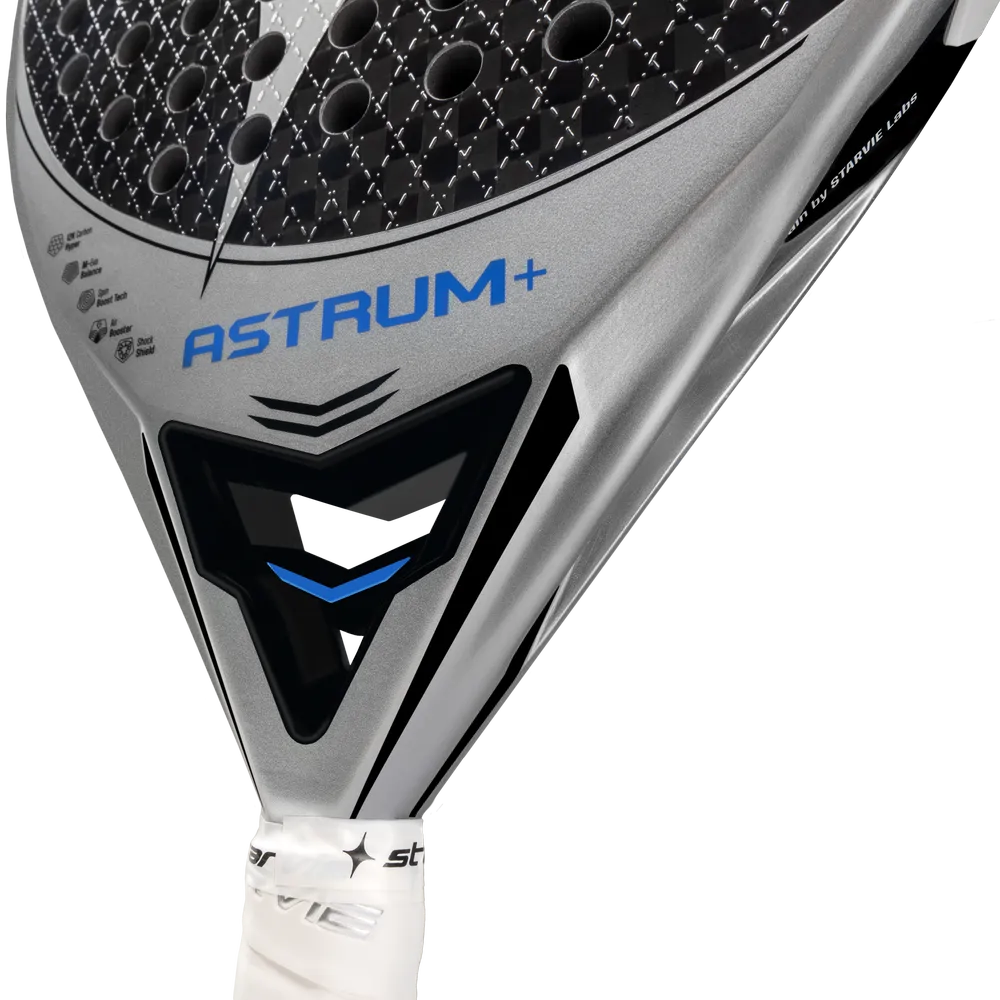 StarVie Astrum + padel racket - frame and throat profile